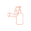 Icon for hand sanitation